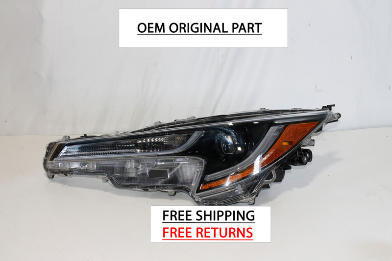 2020-2022 TOYOTA COROLLA LEFT DRIVER SIDE HALOGEN W/ LED HEADLIGHTOEM