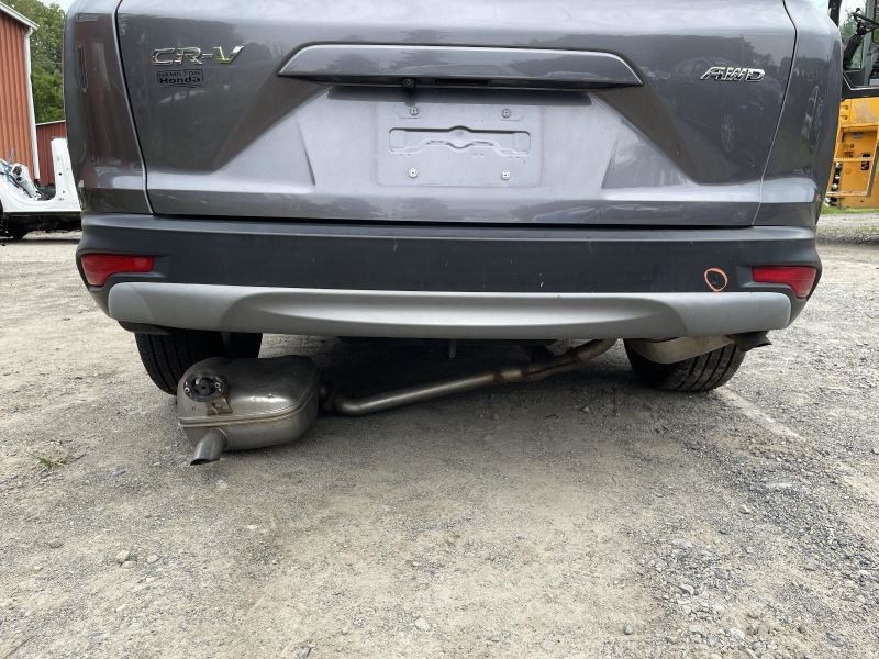 2017-2019 HONDA CR-V REAR BUMPER COVER MINOR DENT GRAY PC:NH797MX 64K EXL 47394