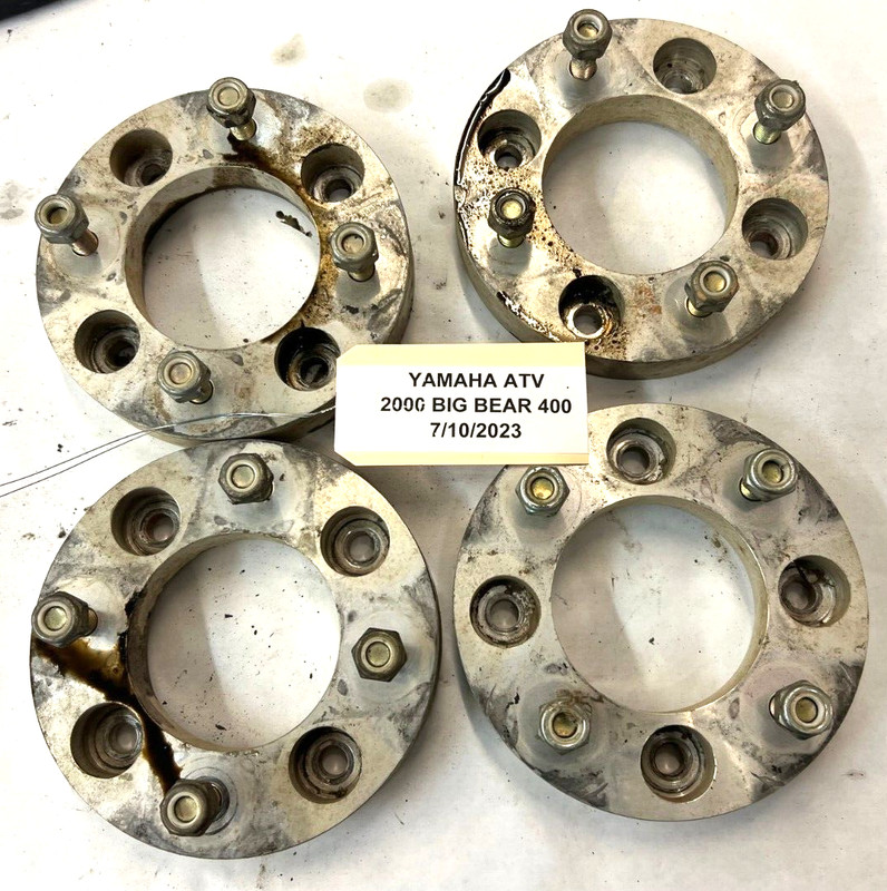 2 Inch Yamaha Big Bear 350 400 4/110 Wheel Spacers Rear 2.0" ATV