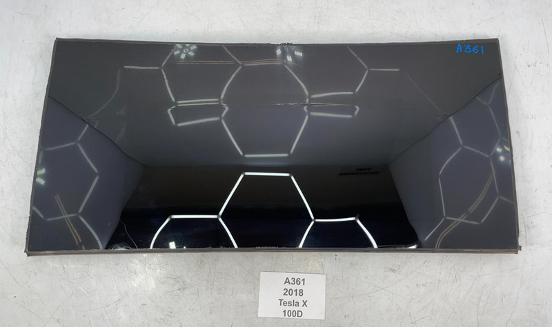 ✅ 16-20 OEM Tesla Model X Rear Left Driver Side Falcon Door Upper Roof Glass *