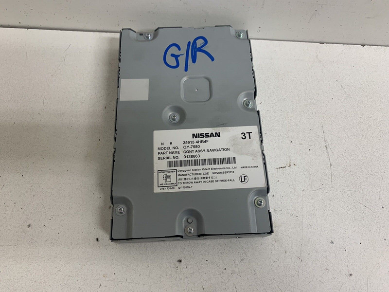 2017 Infiniti QX60 Nissan Pathfinder Navigation GPS Nav Control Module Computer