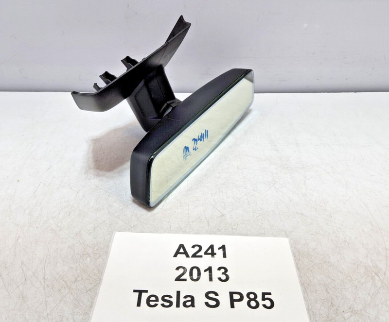 ✅ 2012-2016 OEM Tesla Model S Interior Rear View Mirror w/ Cover Trim