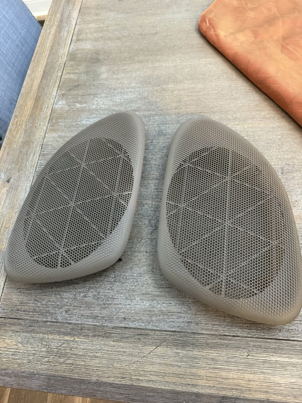 Pair Rear Speaker Covers TANFits 1996-2000 CHRYSLER SEBRING CONVERTIBLE