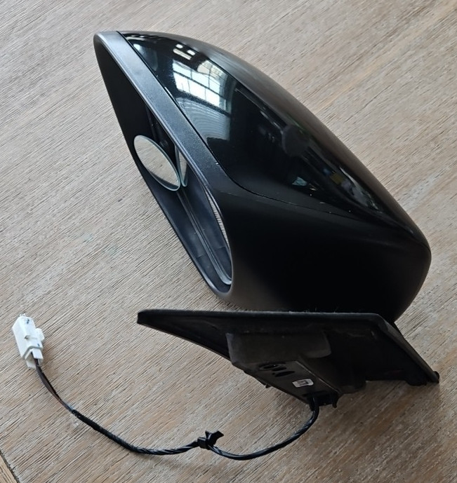 07-09 Mazda cx-7 Left Driver Door Mirror w/o blind spot alert L non-heated black