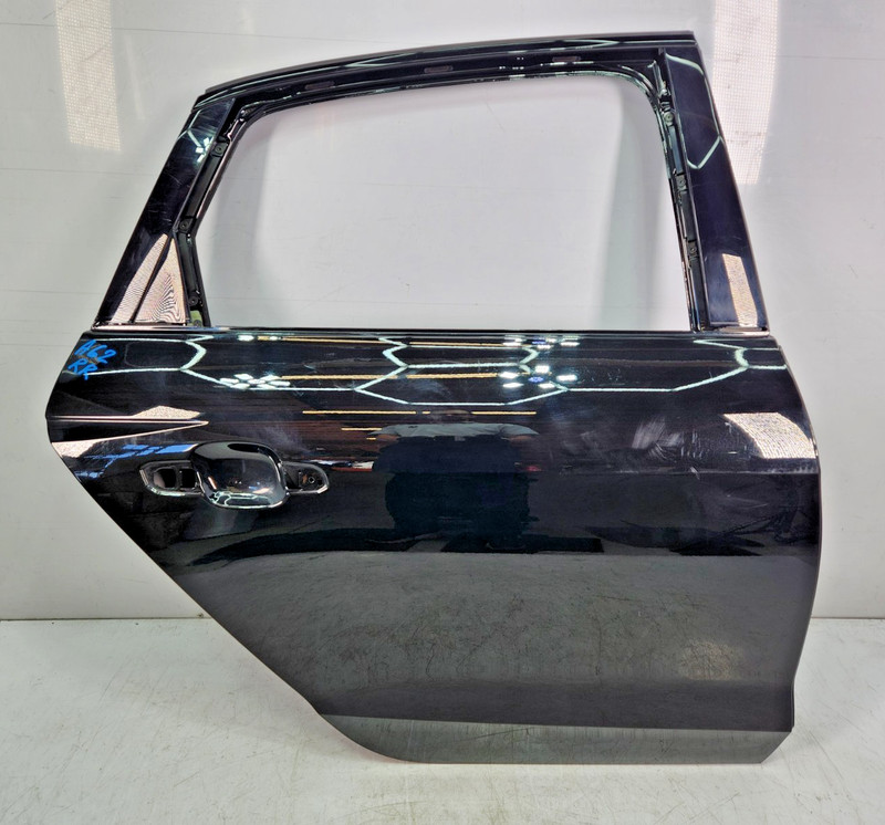 ✅20-23 OEM Audi A4 S4 B9 Rear Passenger Door Shell Panel Glass Complete Black 7k
