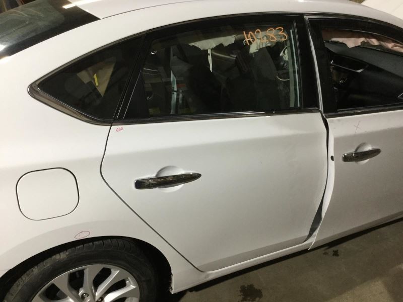 2013-2019 Nissan Sentra Right Passenger Side Rear Door White