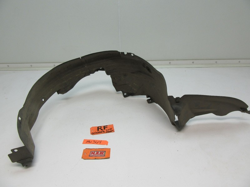 00 01 TIBURON INNER FENDER SPLASH SHIELD MUD FLAP FRONT RIGHT RF RH R LINER