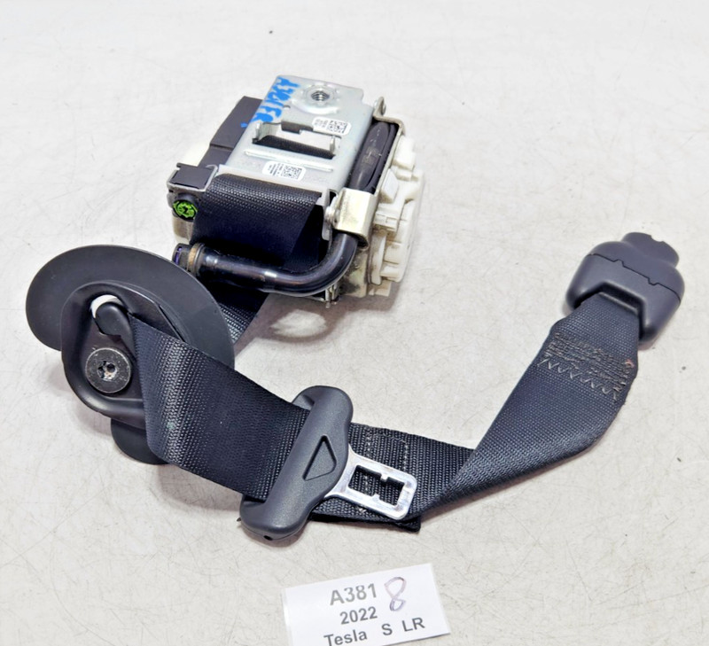 ✅ 2021-2025 OEM Tesla Model S Front Right Passenger Seatbelt Seat Belt Retractor