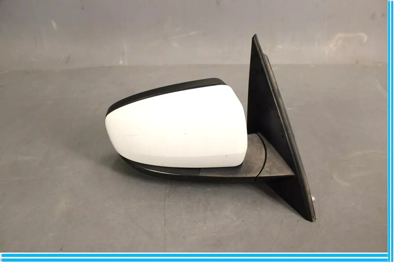 07-13 BMW X5 X6 E70 Front Right Side Exterior Side View Door Mirror White OEM