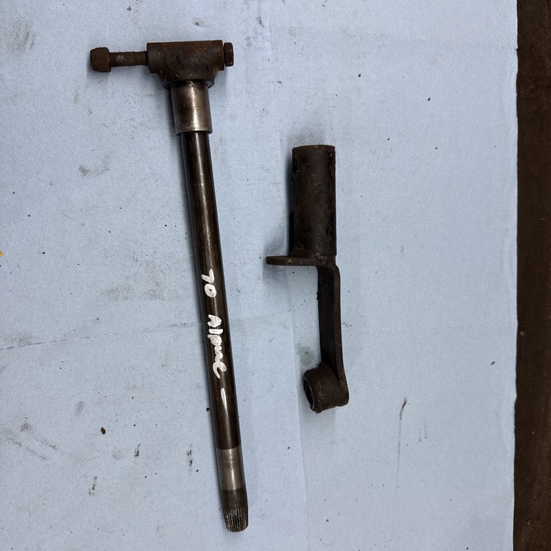 1970 Ski-doo Alpine Vintage snowmobile front ski spindle good