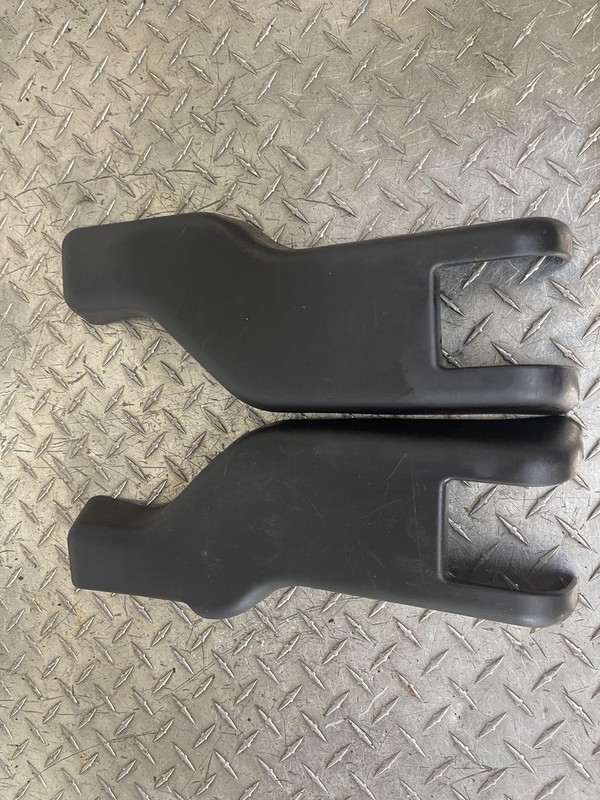 03-09 Hummer H2 Rear Seat Track Covers Oem