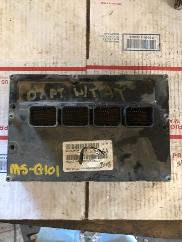07-10 PT CRUISER ENGINE ECM ELECTRONIC CONTROL MODULE P68019813AB 68019813AB