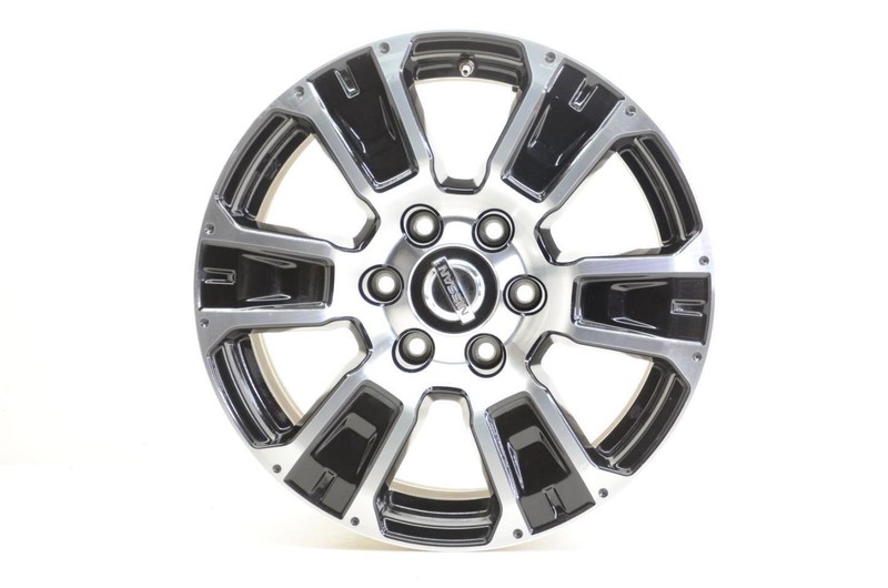 Wheel 18x8 Alloy 6 Spoke Machined And Black Painted Fits 17-23 TITAN