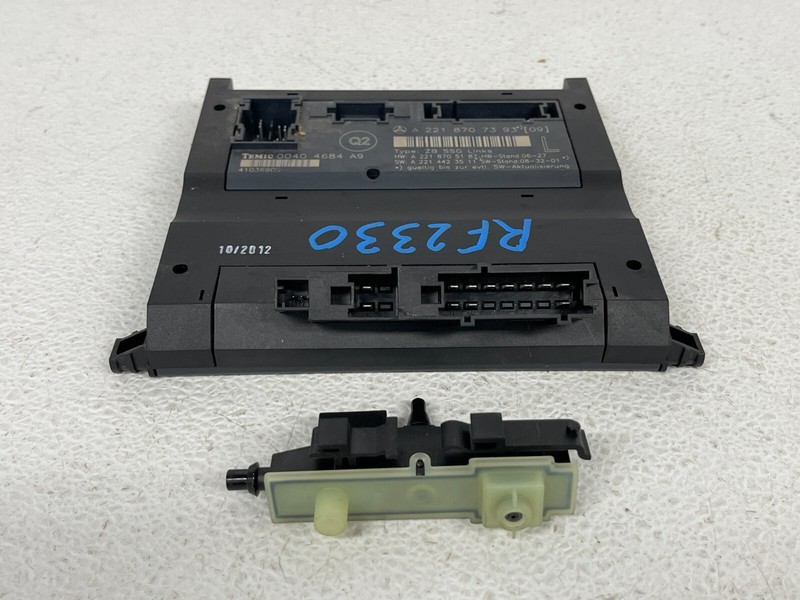 ⭐07-13 MERCEDES S-CLASS W221 FRONT RIGHT PASS SEAT CONTROL MODULE OEM LOT2330