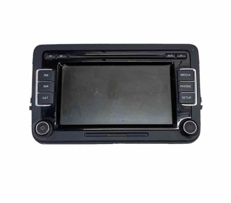 15 17 VOLKSWAGEN JETTA NO GLI DISPLAY SCREEN & RECEIVER ASSY OEM 1K0035188H
