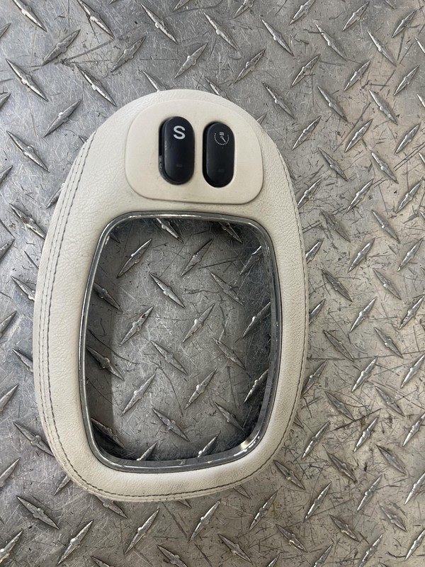 99-03 Jaguar XJ8 SV8 X308 Center Console Gear Shifter Bezel Trim Oatmeal AGD OEM