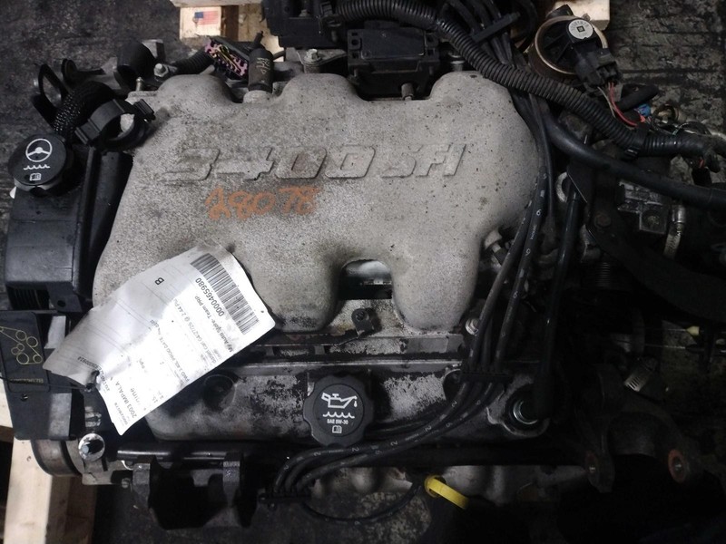 Used Engine Complete Assembly fits: 2003 Chevrolet Impala 3.4L VIN E 8th digit G