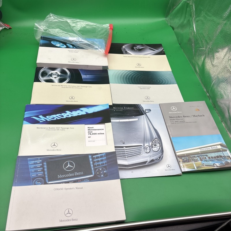 2007 MERCEDES E E320 E350 E550 E63 OWNERS MANUALWAGON