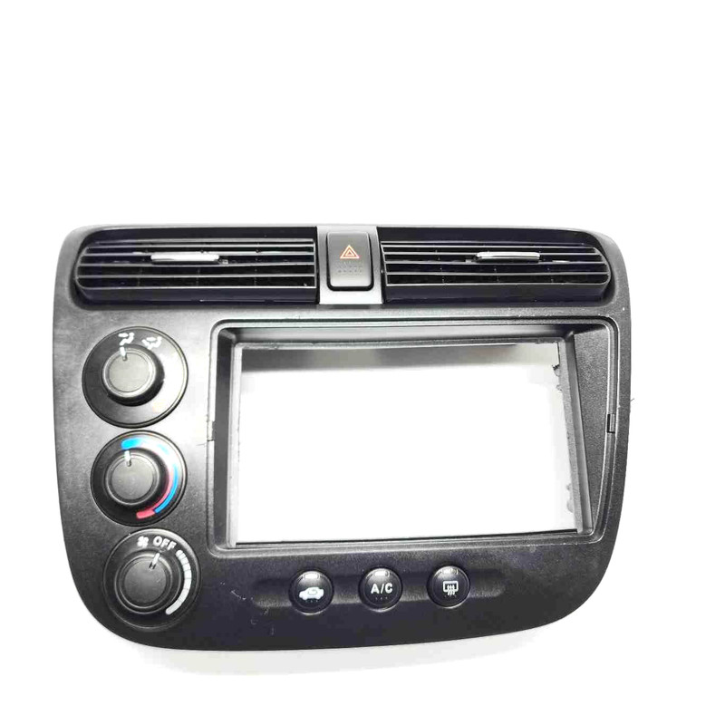 2004 Honda Civic Radio Climate Combo Trim Bezel with Vents OEM 77260S5AA000