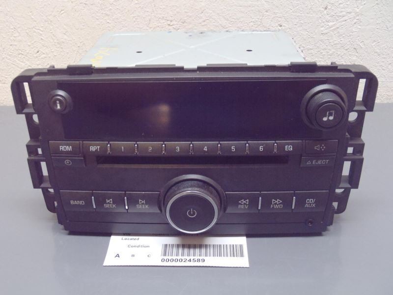 Radio Receiver AM-FM-CD Option U1C 15849253 Fits 2006 Buick Lucerne 57281