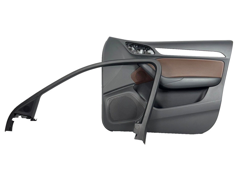 📌 2015-2018 AUDI Q3 FRONT RIGHT PASSENGER SIDE BROWN INTERIOR DOOR PANEL OEM