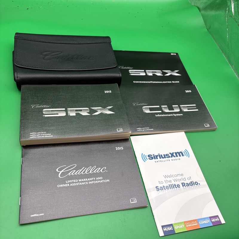 2015 Cadillac Srx Owners Manual, Infotainment With Case Included