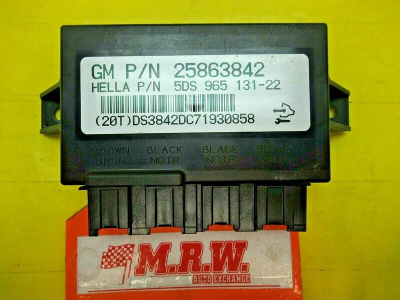 SEAT HEATER COMPUTER RELAY ECM ECU UNDER SEAT for GMC CHEVROLET PONTIAC 25863842