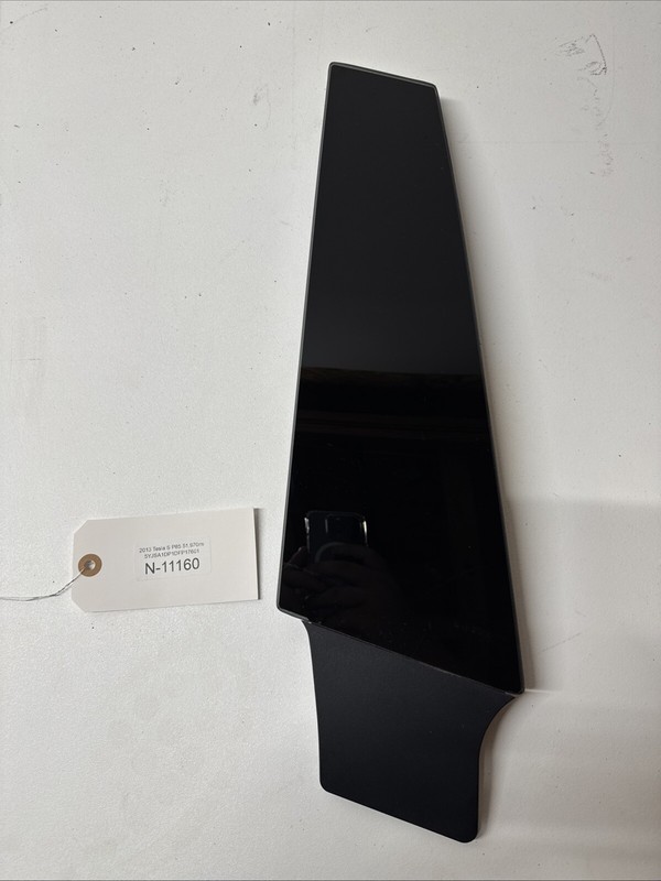 12-20 TESLA MODEL S REAR RIGHT SIDE EXTERIOR PILLAR GLASS PANEL OEM N-11160 B20
