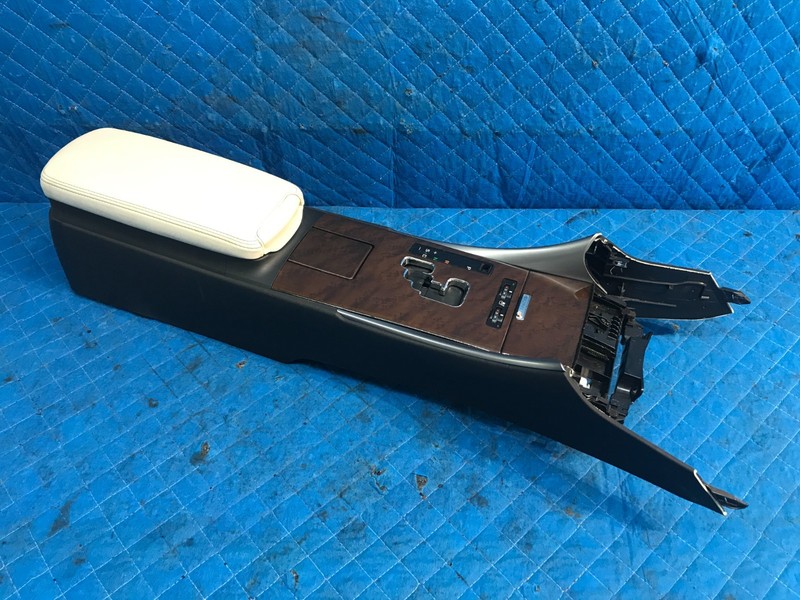 10-15 LEXUS IS250 IS350 IVORY LEATHER CENTER CONSOLE ARM RESTER LID OEM LB06