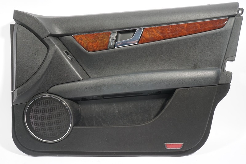 08-14 Mercedes W204 C300 C250 Front Right Side Interior Door Panel Black OEM