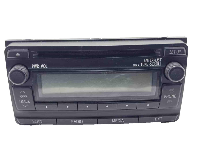 Toyota Corolla AM-FM-CD Radio Receiver 2012 P/N 518C5