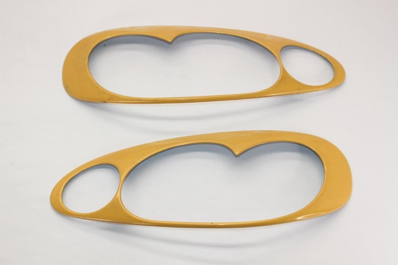 01-05 Mazda Mx-5 Miata NB Pair of Left and Right Yellow Headlight Overlay