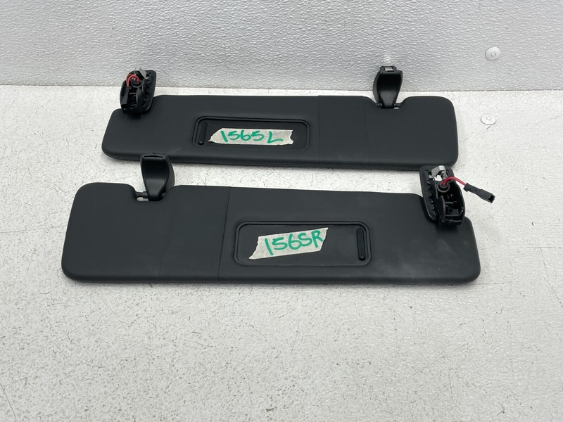 20 21 22 23 Toyota Supra Left & Right Sunvisor Sun Visor Set Black 1565 OEM