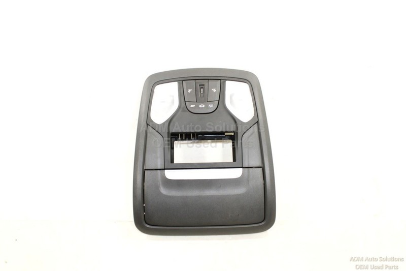 2019-2024 RAM 1500 HEMI 5.7L OVERHEAD CONSOLE BLACK/NO SUNROOF SWITCH BLACK OEM