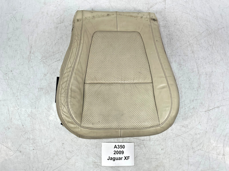 ✅ 2009 OEM Jaguar XF Front Right Passenger Seat Lower Cushion Leather Ivory *