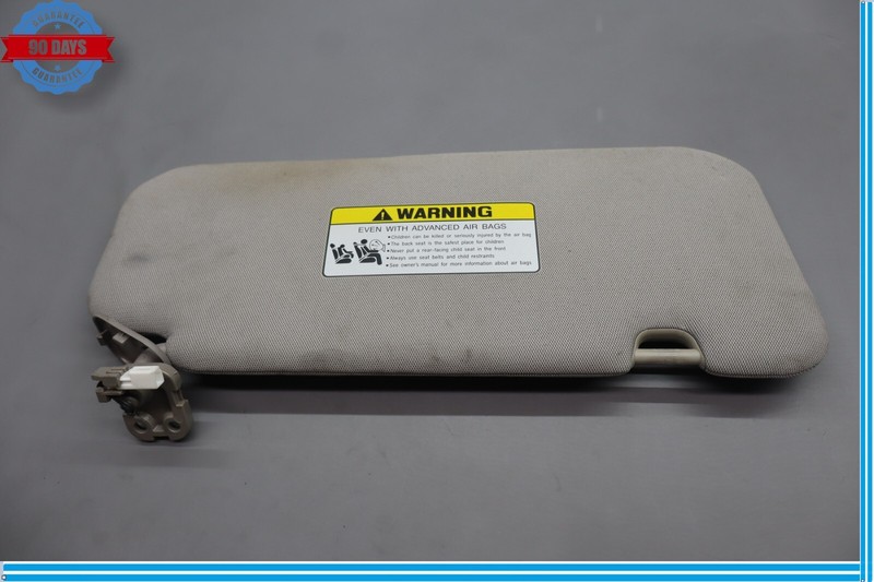 15-16 Hyundai Genesis Front Left Driver Side Sun Visor Sunvisor Shade Gray Oem