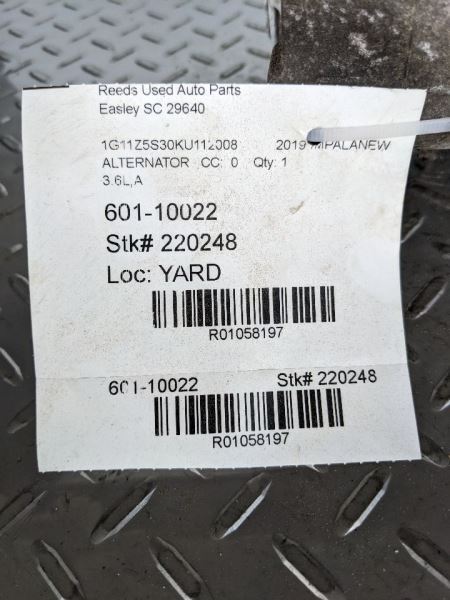 Alternator Fits 17-20 IMPALA 1058197
