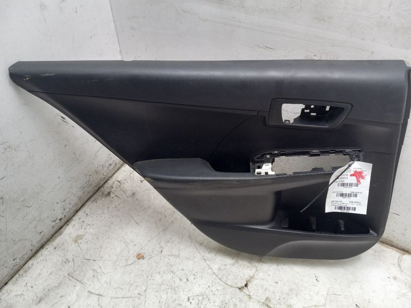 14 TOYOTA CAMRY SE REAR DRIVER LEFT DOOR PANEL BLK-FF20