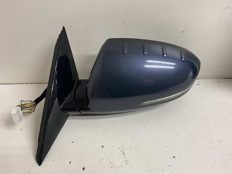 2014 Kia Cadenza Left Driver Side View Door Mirror Blind Spot Alert Glass Oem