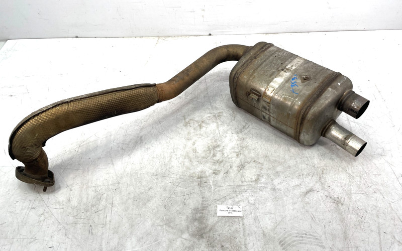 ✅ 17-24 OEM Porsche 718 Boxster 982 Right Passenger Exhaust Muffler Silencer 36k