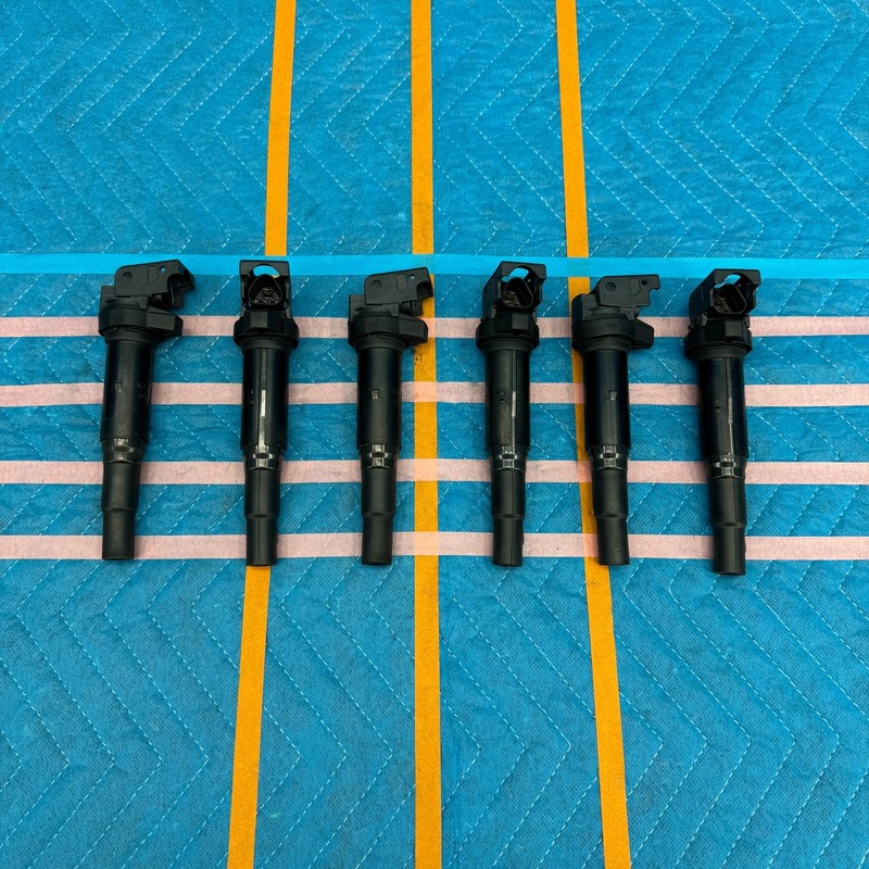 2011–2016 BMW 3.0L N55 Ignition Coil Set 6pcs OEM 12138657273