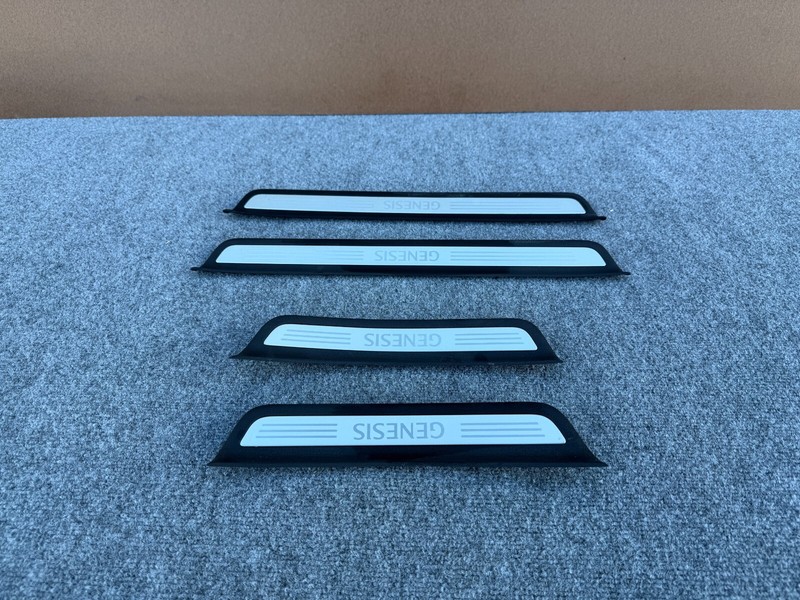 GENESIS G70 2019-2025 OEM FRONT REAR LEFT RIGHT SCUFF PLATE DOOR SILL SILLS SET