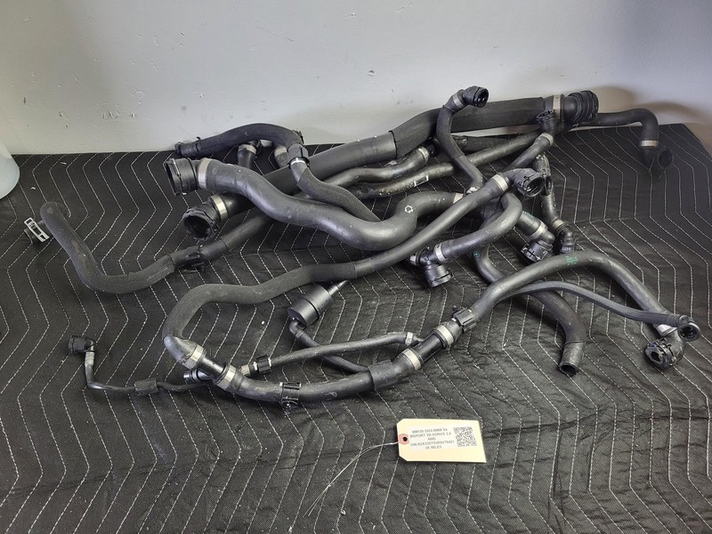 2020-2025 Bmw X4 30i Engine Radiator Coolant Water Hose Pipe SET OEM 17125A022E1