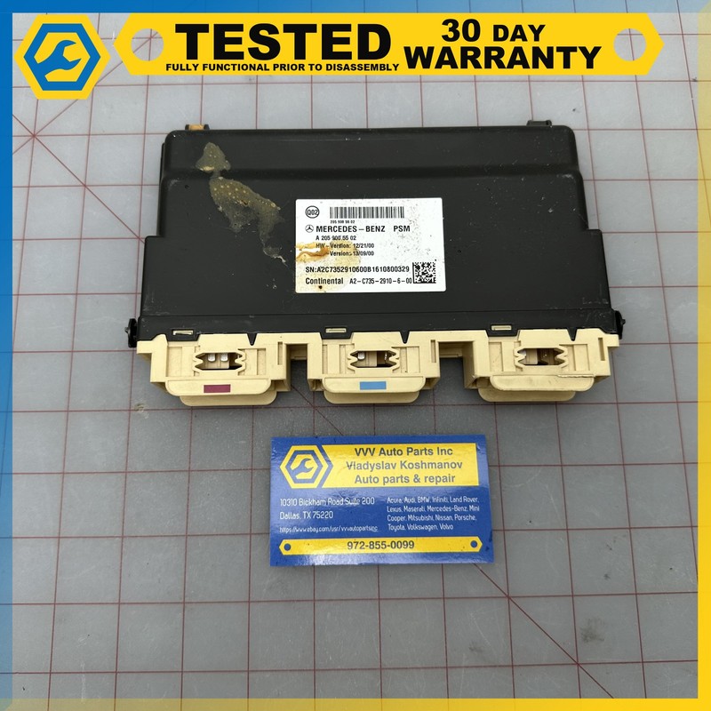 15-18 Mercedes C300 W205 FRONT RIGHT SIDE SEAT MEMORY CONTROL MODULE OEM