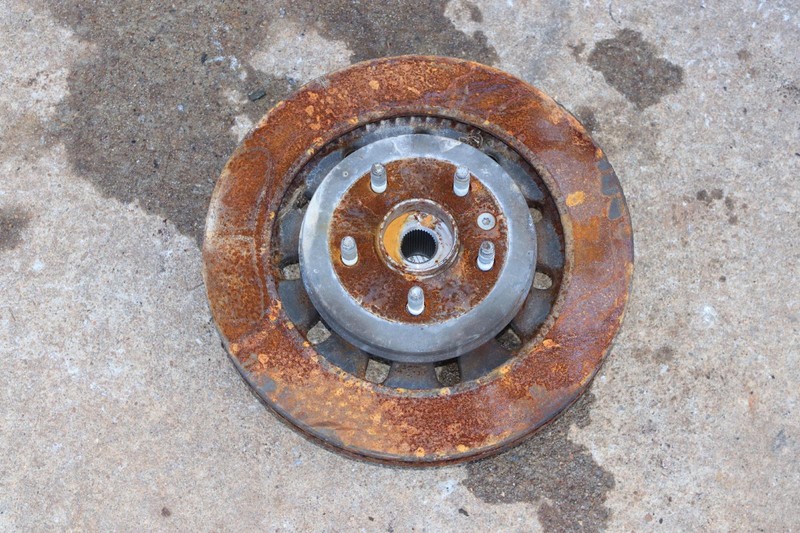 2011-2015 FORD EXPLORER 4WD FRONT LEFT DRIVER WHEEL HUB BEARING BRAKE DISC OEM