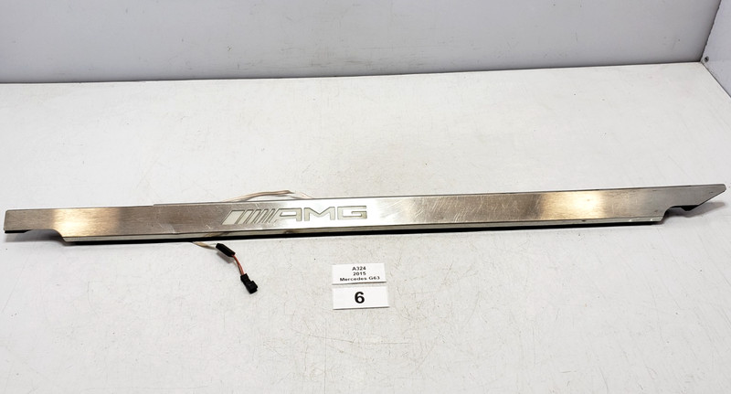 ✅ 13-18 OEM Mercedes W463 G63 AMG Front Right Passenger Door Sill Plate NOTE*