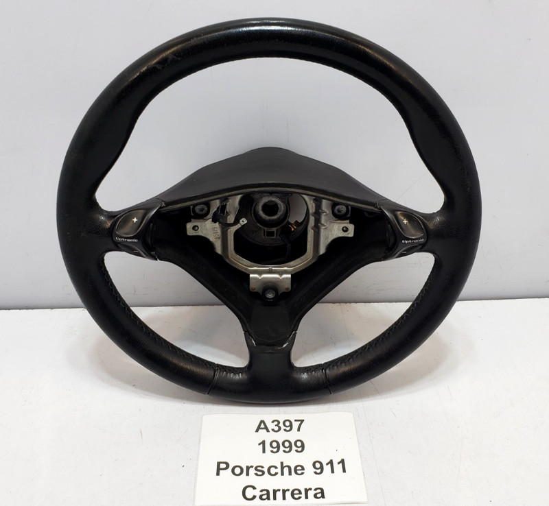✅ 1997-2004 OEM Porsche Carrera 911 996 Steering Wheel Leather Black