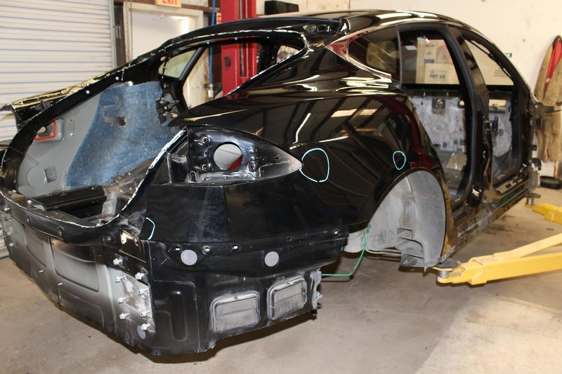 12-16 Tesla Model S Passenger Right Rear Quarter Panel Assembly