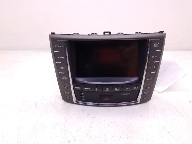 10-11 LEXUS IS250 RADIO/MULTIMEDIA INFORMATION DISPLAY SCREEN ASSEMBLY