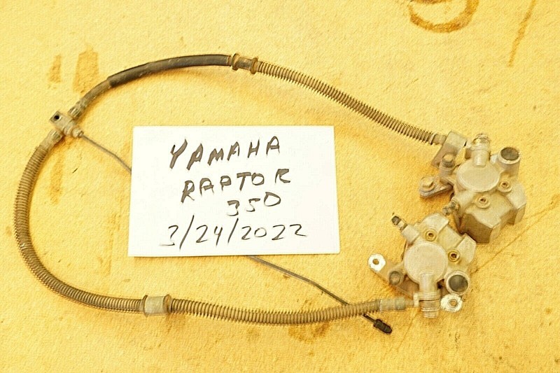 Yamaha ATV Raptor 350 Front Brake Left & Right Caliper 5LP-2580T-00-00